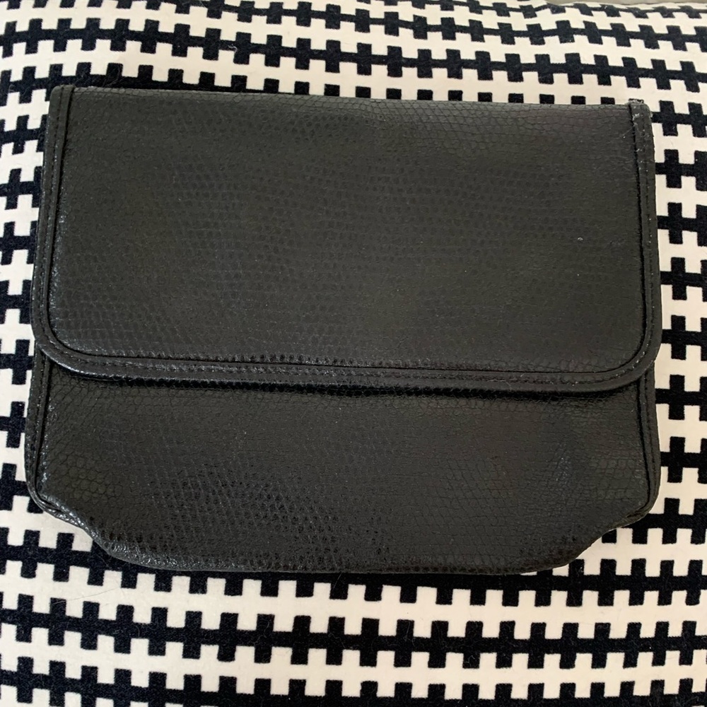 FENDI - authentic vintage black leather clutch. Great condition! Make an offer!